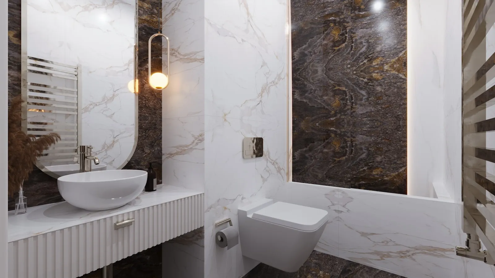 Salle de bains rénovée par POMANET